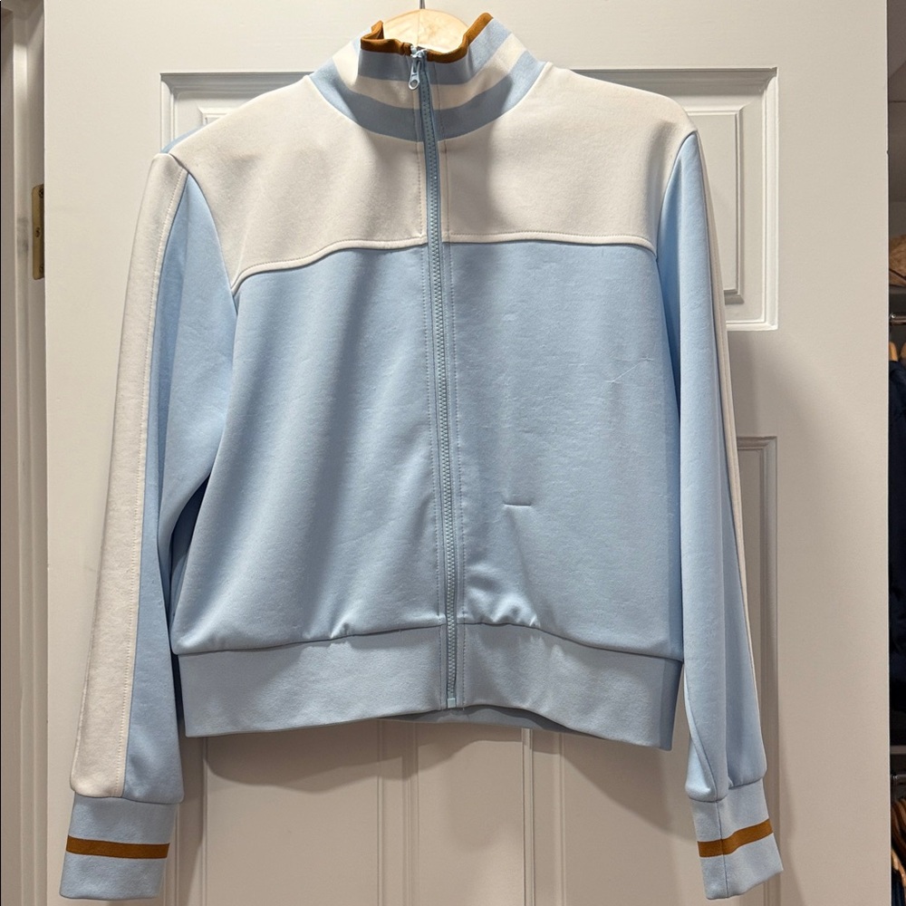 Wild Fable - Size L - Retro Jr Woman’s Blue and White Track Jacket